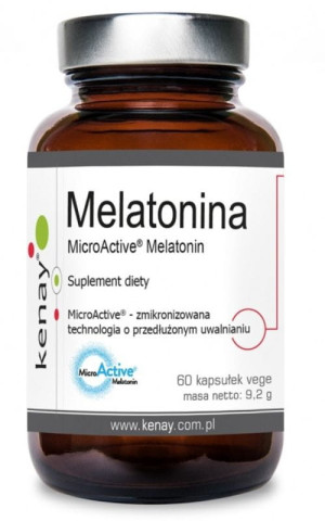 Kenay Melatonina MicroActive® Melatonin (60 kapsułek) - Bioactives