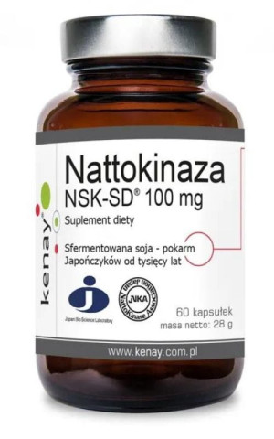 Kenay Nattokinaza 100 mg NSK-SD 60 kaps. Japan Bio Science