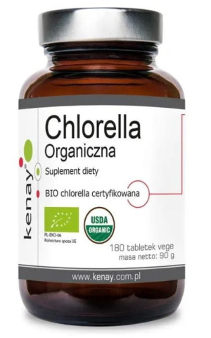 Kenay Organiczna Chlorella (180 tabletek)