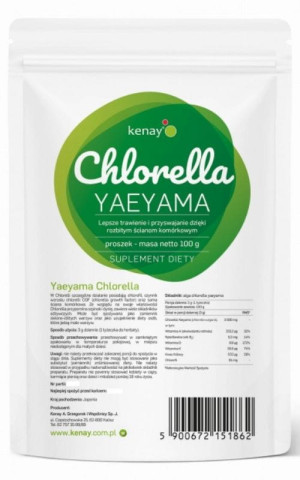 Kenay Chlorella Yaeyama rozbite ściany komórkowe (100 g)