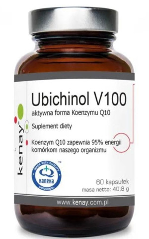 Kenay Ubichinol V100 aktywna forma Koenzymu Q10 60 kaps
