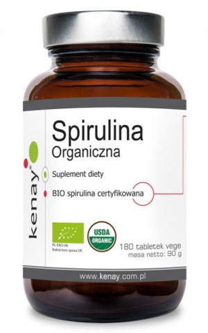 Kenay Spirulina Organiczna (180 tabletek)