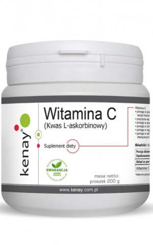 Kenay Witamina C Kwas L-askorbinowy (proszek 200 g)