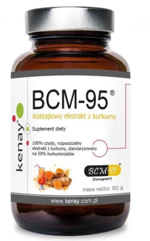 Kenay Kurkuma - rozpuszczalny ekstrakt BCM-95 Biocurcumin 60g