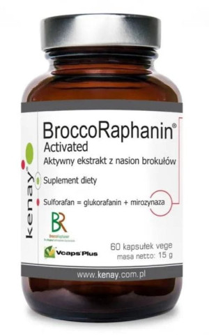 Kenay BroccoRaphanin Activated Aktywny ekstrakt z nasion brokułów (60 kapsułek)
