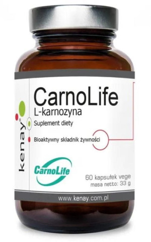 Kenay CarnoLife L-karnozyna - 60 kapsułek
