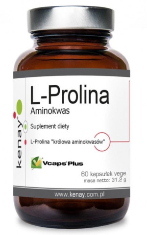 Kenay L-Prolina Aminokwas (60 kapsułek)