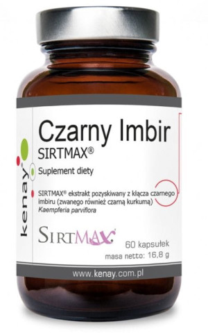Kenay Czarny Imbir SIRTMAX (60 kapsułek)