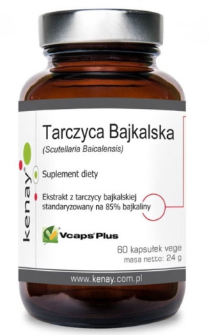Kenay Tarczyca Bajkalska (Scutellaria Baicalensis) (60 kapsułek)