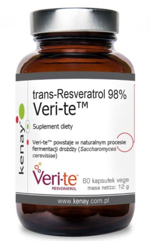Kenay Trans-Resveratrol 98% Veri-teTM (60 kapsułek)