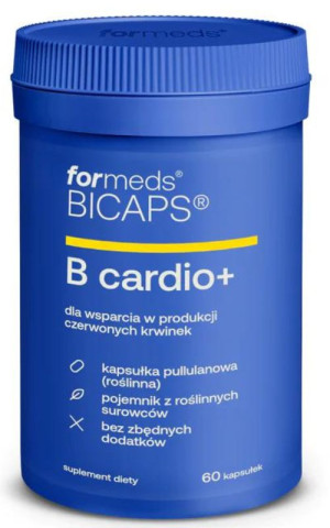 Bicaps B Cardio+ Witamina B6 B12 folian 60 kaps Formeds