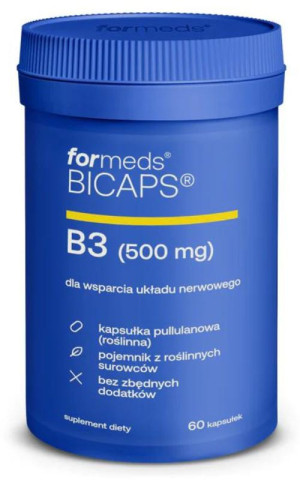 Bicaps Witamina B3 Niacyna 500 mg 60 kaps Formeds