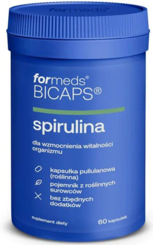 Bicaps Spirulina Hawajska 60 kaps Formeds