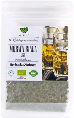 Morwa biała liść 80g herbatka ziołowa EcoBlik