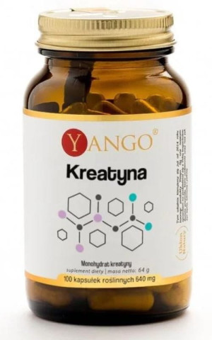 Yango Kreatyna (monohydrat kreatyny) 100 kapsułek