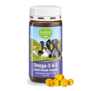 Omega 3-6-9 dla psów 180 kapsułek - Tierlieb Sanct Bernhard