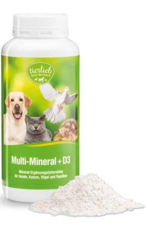Multi Mineral dla psów, kotów, ptaków i gadów 200 g Tierlieb Sanct Bernhard
