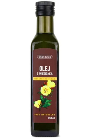 Olej z wiesiołka, tłoczony na zimno 250ml Skoczylas