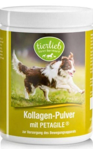 Kolagen z Petagile® dla psów i kotów peptydy kolagenowe 400 g Tierlieb Sanct Bernhard