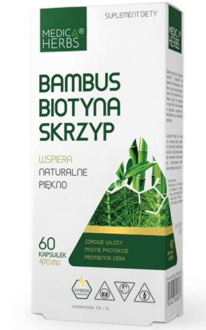 Bambus Biotyna Skrzyp 60 kapsułek Medica Herbs