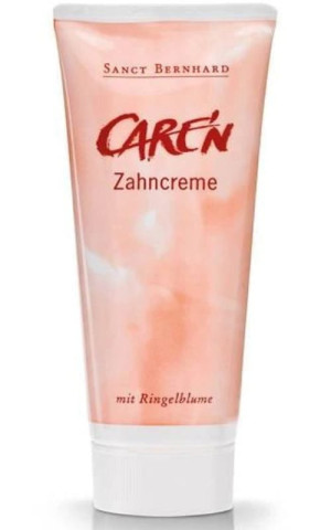 Pasta do zębów Caren - ekstrakt z szałwi i nagietka bez fluoru 100 ml Sanct Bernhard