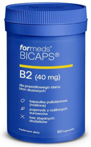 BICAPS Witamina B2 Ryboflawina 60 kaps Formeds