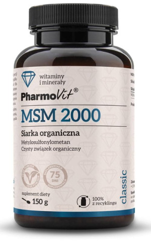 Pharmovit Classic MSM 2000 Siarka organiczna 150 g