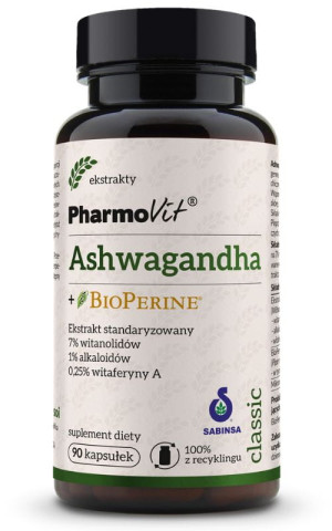 Pharmovit Classic Ashwagandha + BioPerine® 90 kaps