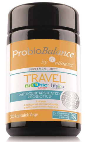 Aliness ProbioBalance Travel 30 vege kaps