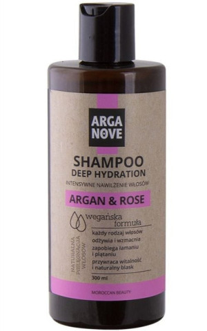 Szampon nawilżający do włosów 300ml Arganove