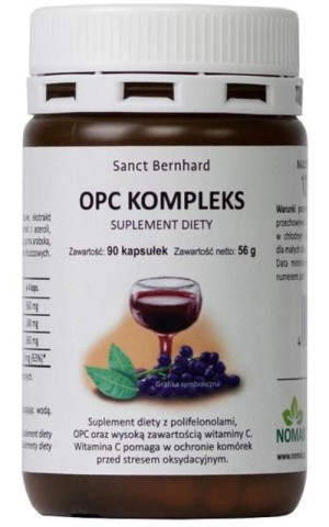 OPC Kompleks - polifenole 90 kapsułek Sanct Bernhard