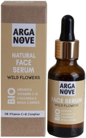 Serum do twarzy antyoksydacyjne Dzikie Kwiaty 30ml Arganove