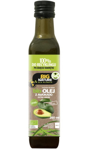 Olej z Awokado Bio 250ml extra virgin Big Nature