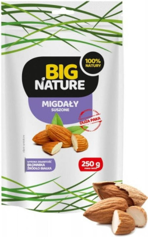 Migdały suszone 250g Big Nature