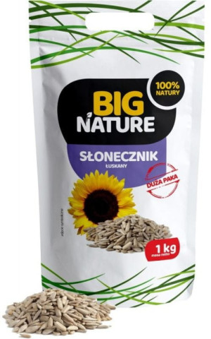 Słonecznik łuskany 1kg Big Nature