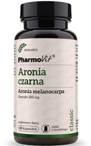 Pharmovit Classic Aronia czarna melanocarpa 20:1 200 mg 60 kapsułek