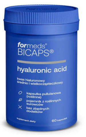 BICAPS Kwas Hialuronowy 200 mg 60 kaps Formeds