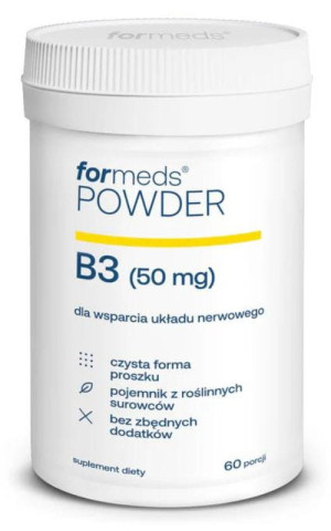 POWDER B3 - witamina B3 - Niacyna, Formeds