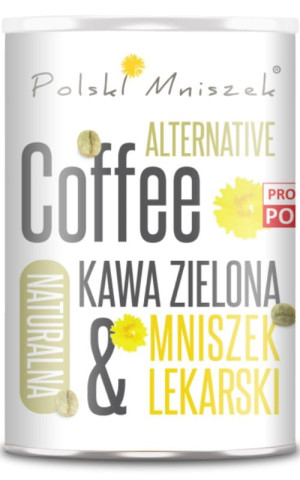 Alternatywa kawy z korzenia mniszka lekarskiego z naturalną kawą zieloną 150g