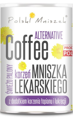 Alternatywa kawy z korzenia mniszka lekarskiego z dodatkiem korzenia łopianu i lukrecji 150g