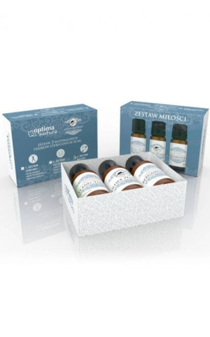 Zestaw Miłości 3 olejki eteryczne 3x10 ml Optima Natura
