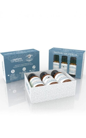 Zestaw Szczęścia 3 olejki eteryczne 3x10ml Optima Natura
