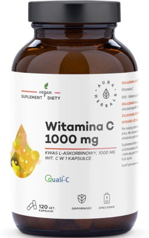Aura Herbals Witamina C 1000 mg 120 kapsułek