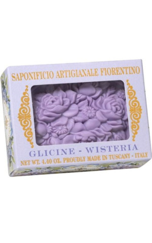 Naturalne mydło o zapachu Glicynii 125g Saponificio Artigianale Fiorentino