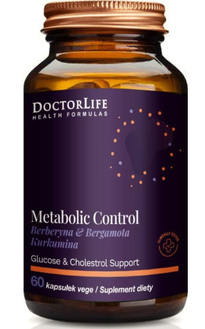 Doctor Life Metabolic Control AMPK (Berberyna Bergamota Kurkumina) 60 kapsułek