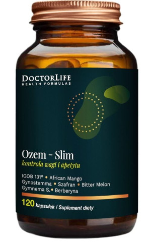 Doctor Life Ozem - Slim Kontrola wagi i apetytu 120 kapsułek