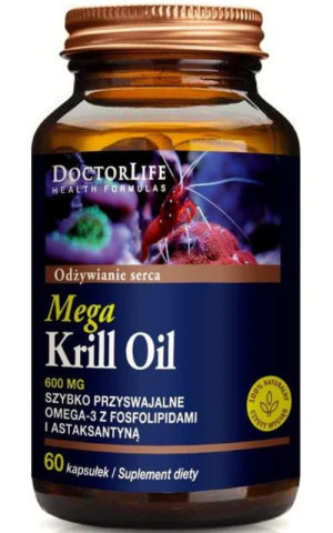 Doctor Life Mega Krill Oil 60 kapsułek