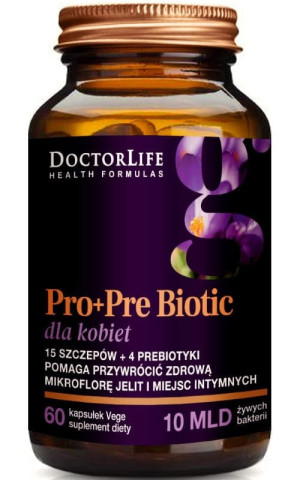Doctor LIfe Pro+Pre Biotic dla kobiet 60 kapsułek