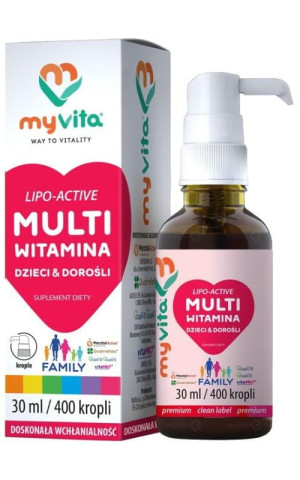 MyVita Multiwitamina Lypo-Active Dzieci i Dorośli 30ml