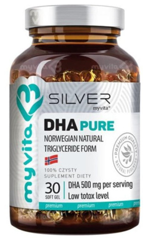 MyVita DHA PURE 30 kapsułek Silver